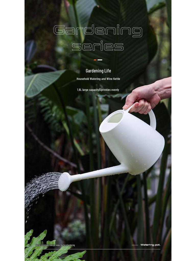 Long-Spout Watering Can and Spray - Household Gardening Tool