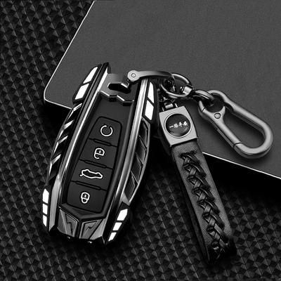 Zinc Alloy Car Remote Key Case Cover Fob For Geely Coolray X6 Emgrand Global Hawk GX7 Remote Accessories