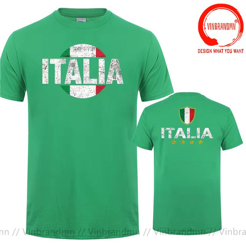 Vintage Distressed Italy Italia Italian Flag Tshirt Short Sleeve Tee Shirt 100cotton T Shirt Unisex Stylish Fashion Casual Tshirt