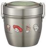 Skater Antibakterielle Thermische Lunch Reis Schüssel Edelstahl Disney Spielzeug Smoky Box, Form, Stahl, Geschichte, Farbe, 550ml, STLBD6AG-A