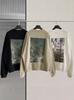 Autumn/Winter Floral Crewneck Sweatshirt - Double Stitch Essentials Casual Loose Hoodie for Men