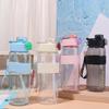 Large Capacity Colorful Plastic Cup Leak Proof Outdoor Sports Kettle  Unisex