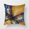 Butterfly Cushion Cover Sofa Chair Animal Flower Pillow Cover Home Decor Painted Pillow Cover