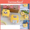 Cute Plush Keychain Toy Creative Paper Box Doll Adorable Fluffy Hanging Pendant