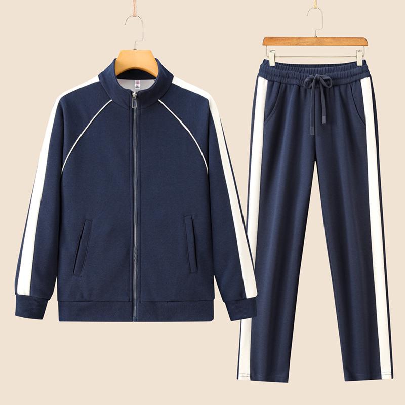 Women's 2024 Autumn Casual Sportswear Set: Long Sleeve Top & Elastic Cuff Straight-Leg Pants.