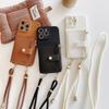 Geldbörse Kartenhalter Riemen Hülle für Samsung Galaxy S25 Ultra S24 FE S23 Plus S22 S21 S20 Note 20 Tasche Crossbody Lanyard PU Leder Abdeckung