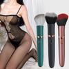 Sex Toys USB Rechargeable Massage Vibrator Makeup Brush Design Flirting ABS Clitoris Stimulator Masturbator Massage Stick for Women