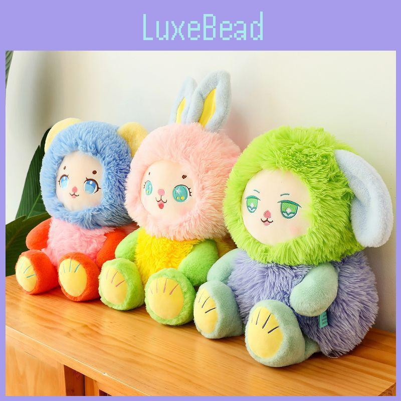 Cute Rabbit Dog Plush Toy With Embroidery Design For Childrens Birthday Gift