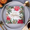 20 Christmas Guest Napkins, Decoupage Paper Napkins with Floral Designs, Cute Designs, Stylish Paper Napkins, Tissue Paper, Perfect for Tea Parties, R