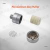 Oil-Free Air Compressor Kit: Direct-Coupled Pump, Silencer Muffler, Air Filter & Element.