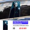 Mask Jason Car Stickers Car B-pillar Vinyl Decals Waterproof Auto Center Pillar Sticker Cover Scratches Vehicle Decor Accessorie