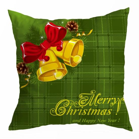 

Декоративная наволочка с односторонней печатью Защитная яркая цветная полезная офисная наволочка для дивана Рождественское украшение D