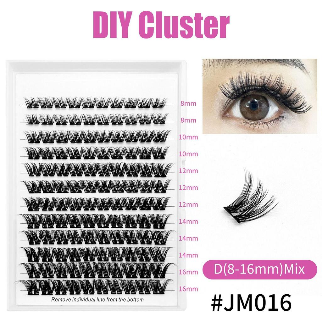 Single Cluster False Eyelashes European and American Thick Large Capacity Hot Melt Hair