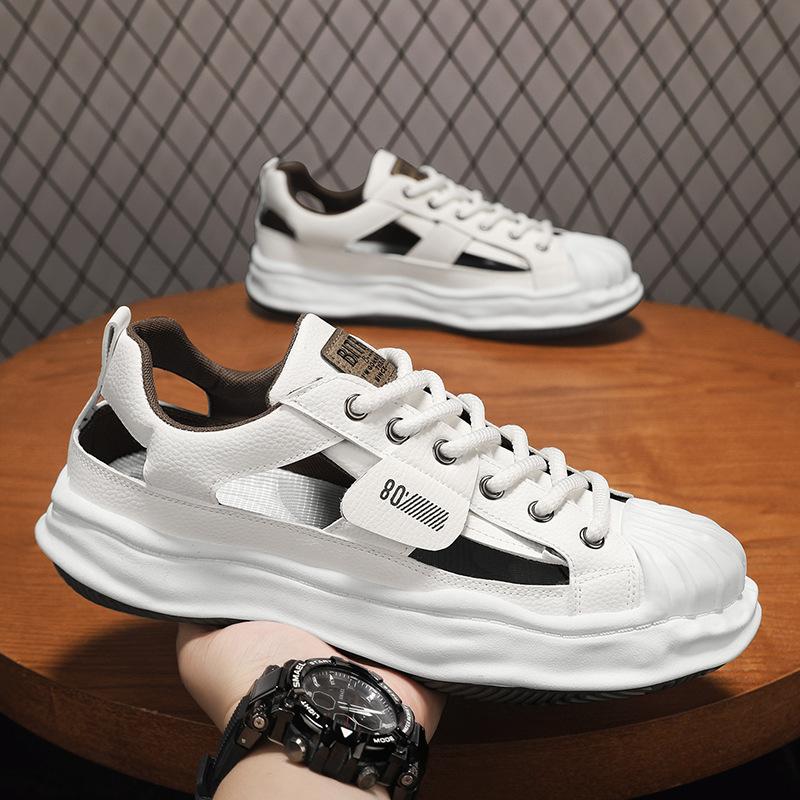 2025 Spring and Summer New Versatile and Trendy Male and Female Dissolution Shoes Thick Soled Height Increasing Board Shoes