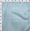 oneOone Cotton Flex Light Blue Fabric Florals Dress Material Fabric Print Fabric By The Yard 40 Inch