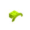 50pcs  Mudguard 98282 4x2 1/2x1 Building Blocks Kit Arch Rounded Vehicle Bricks Particle Puzzle Idea Toys Children Kid Gifts