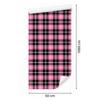 Pink Plaid Wallpaper, Purple, Powder Pink and Black, 50x1000