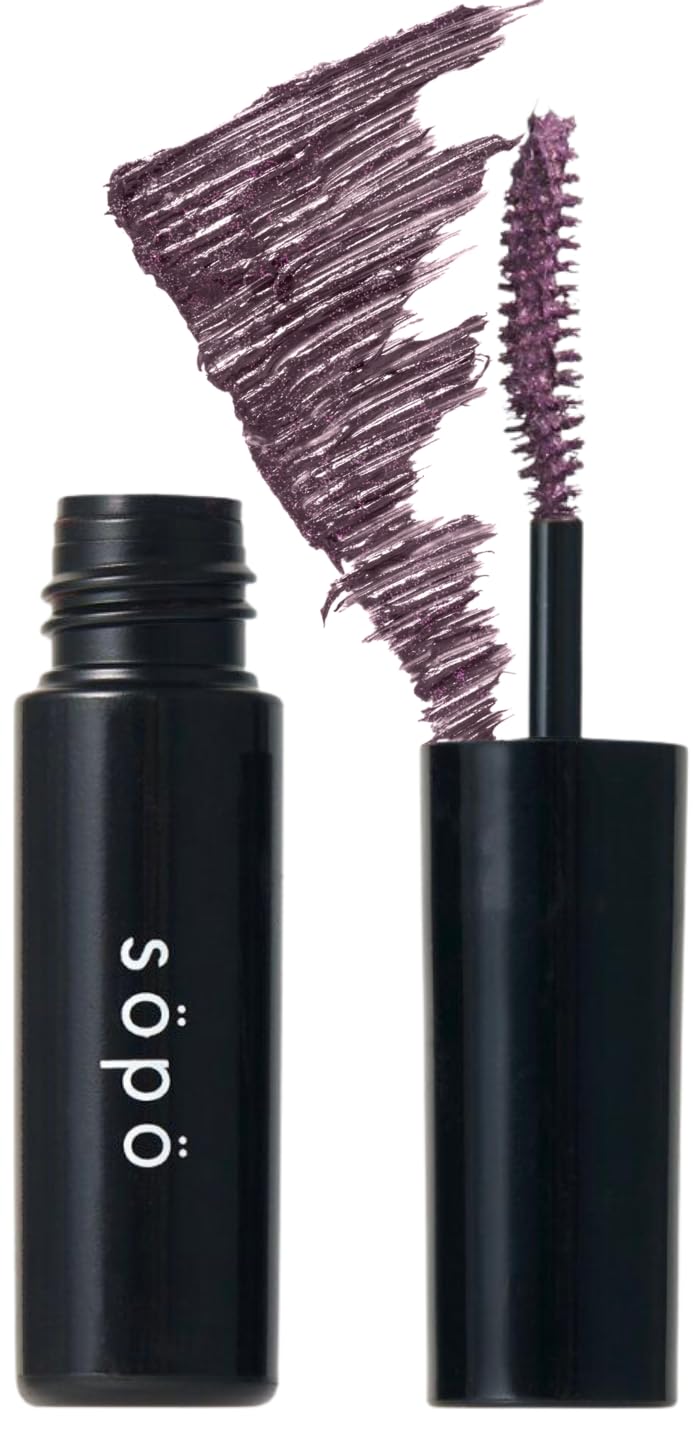 sopo (Sopo) Color Mascara 11 Metallic Lavender 5g Mascara, Washable with Warm Water, Mini Mascara