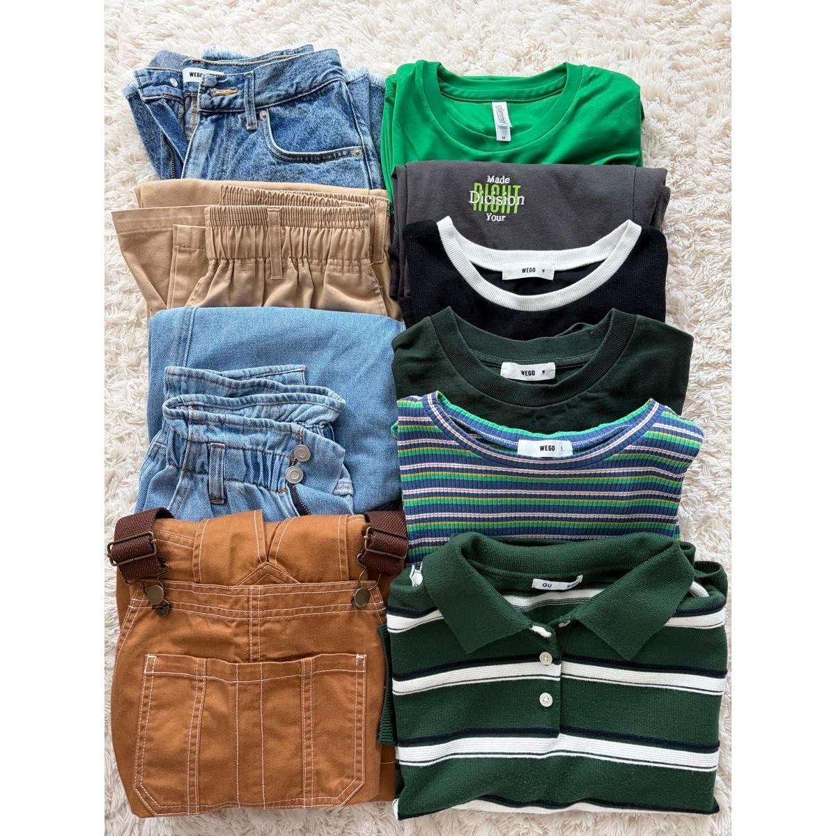Lots of WEGO, bulk sale 10 items Denim pants T-shirts Overalls