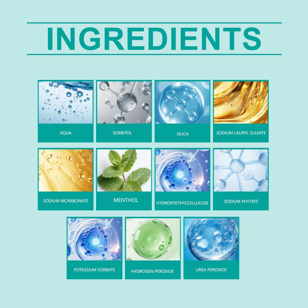 The Teeth Refreshing Set Is A Daily Post-meal Cleaning, Brightening And Refreshing Care Product For The Gaps Between Teeth,20ML