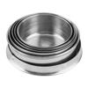 Portable Outdoor Stainless Steel Collapsible Folding Cup for Traveling Camping with Key Chain