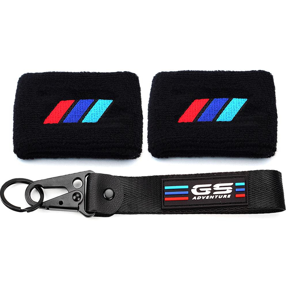 Per BMW S1000XR S1000RR S1000R R1250GS R1200GS F850GS Accessori Moto Serbatoio Fluido Freni Calzino Elastico Portachiavi