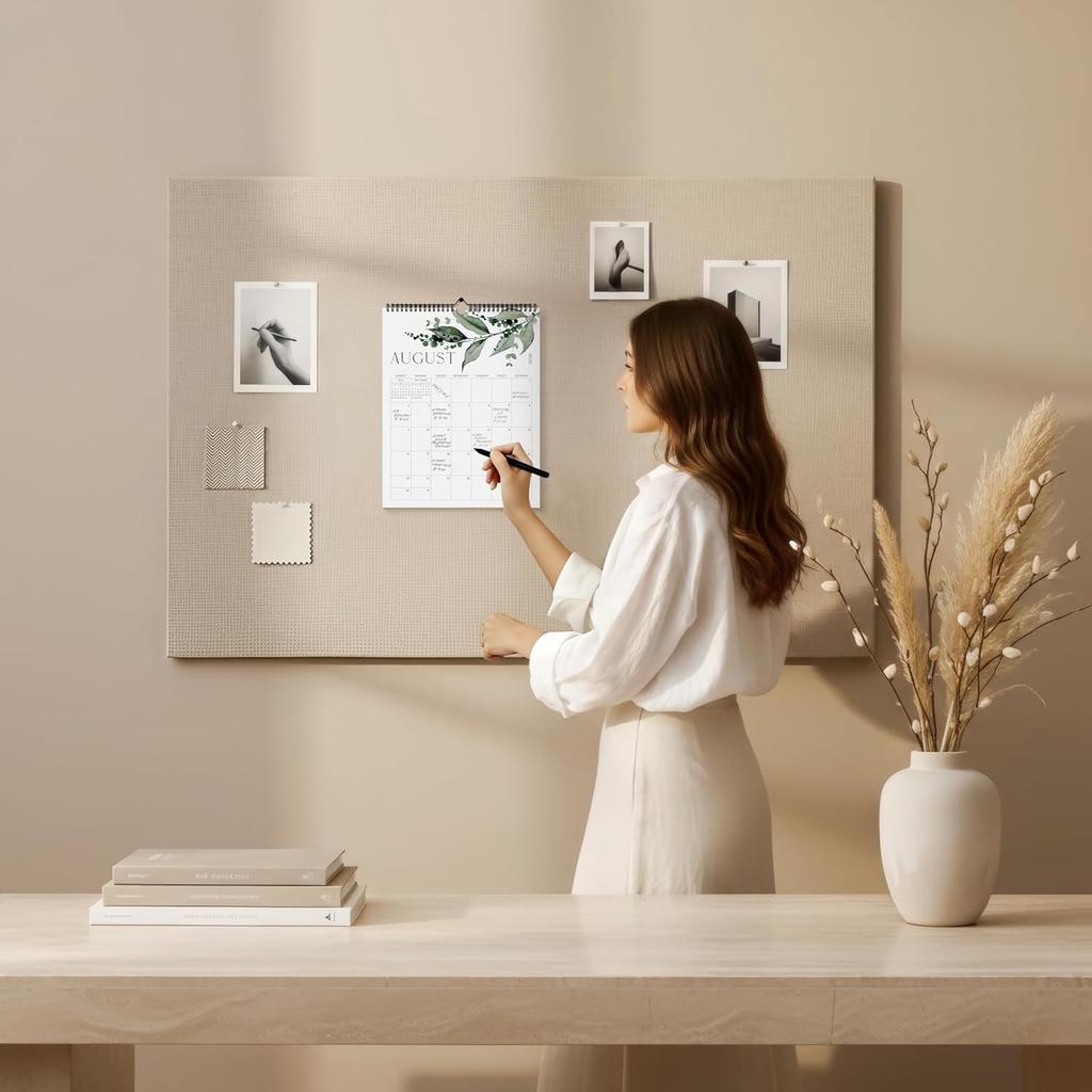 Aesthetic 2026 Wall Calendar - Runs from January 2026 Until July 2027 - The Perfect Large Modern Greenery Calendar Planner for Easy Organizing