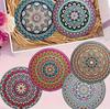 8 Pcs Wooden Coasters, Waterproof & Stain Proof, for Table Decor Placemats, Natural Wood Look, Durable