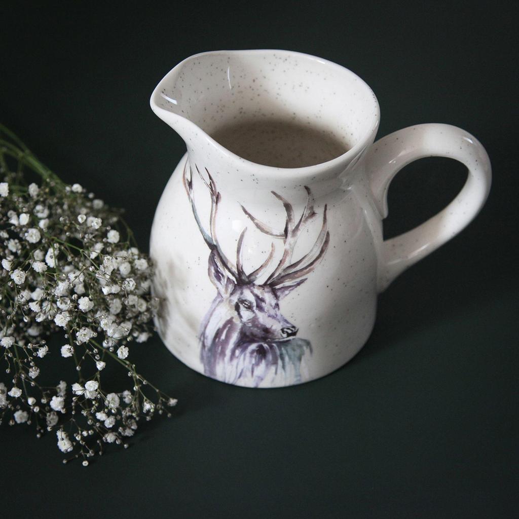 Meg Hawkins Jug - Stag 21 x 15.2 x 18cms