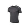Nike T Shirts Men's Gray Crew Neck Moderate Straight Fit AJ7616-010