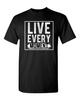 Live Every Moment T-Shirt, Casual T-Shirts Motivational T-Shirts