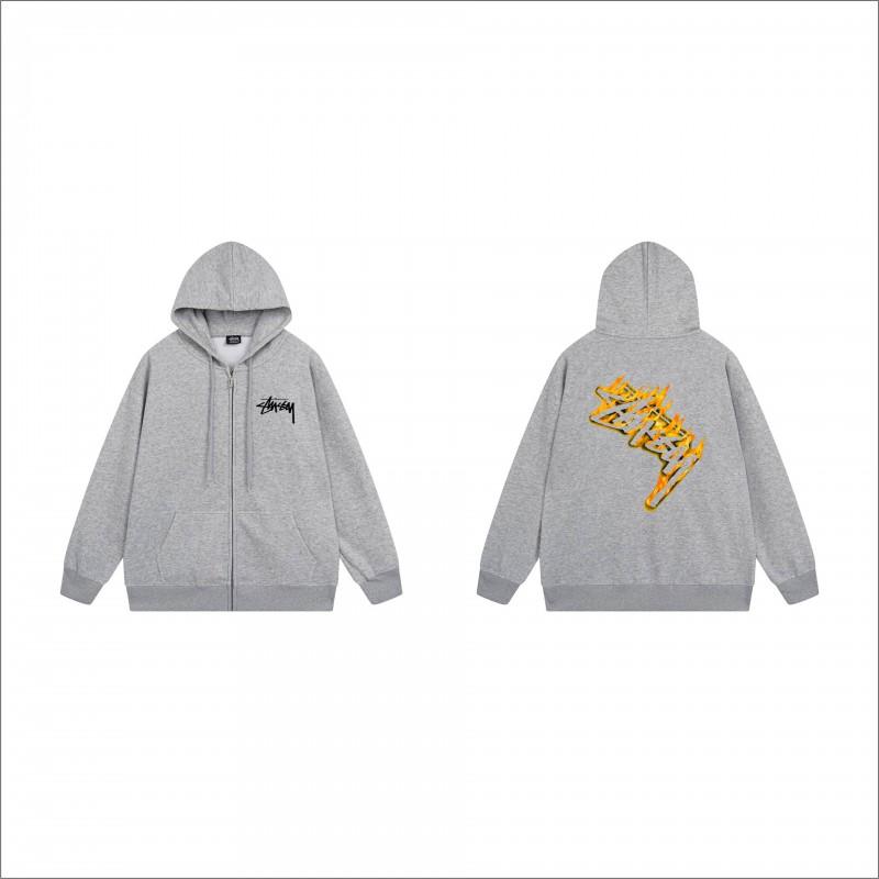 Stu Print Kapuzenpullover Langarm Herren Damen Winter Freizeit Übergroß Pullover