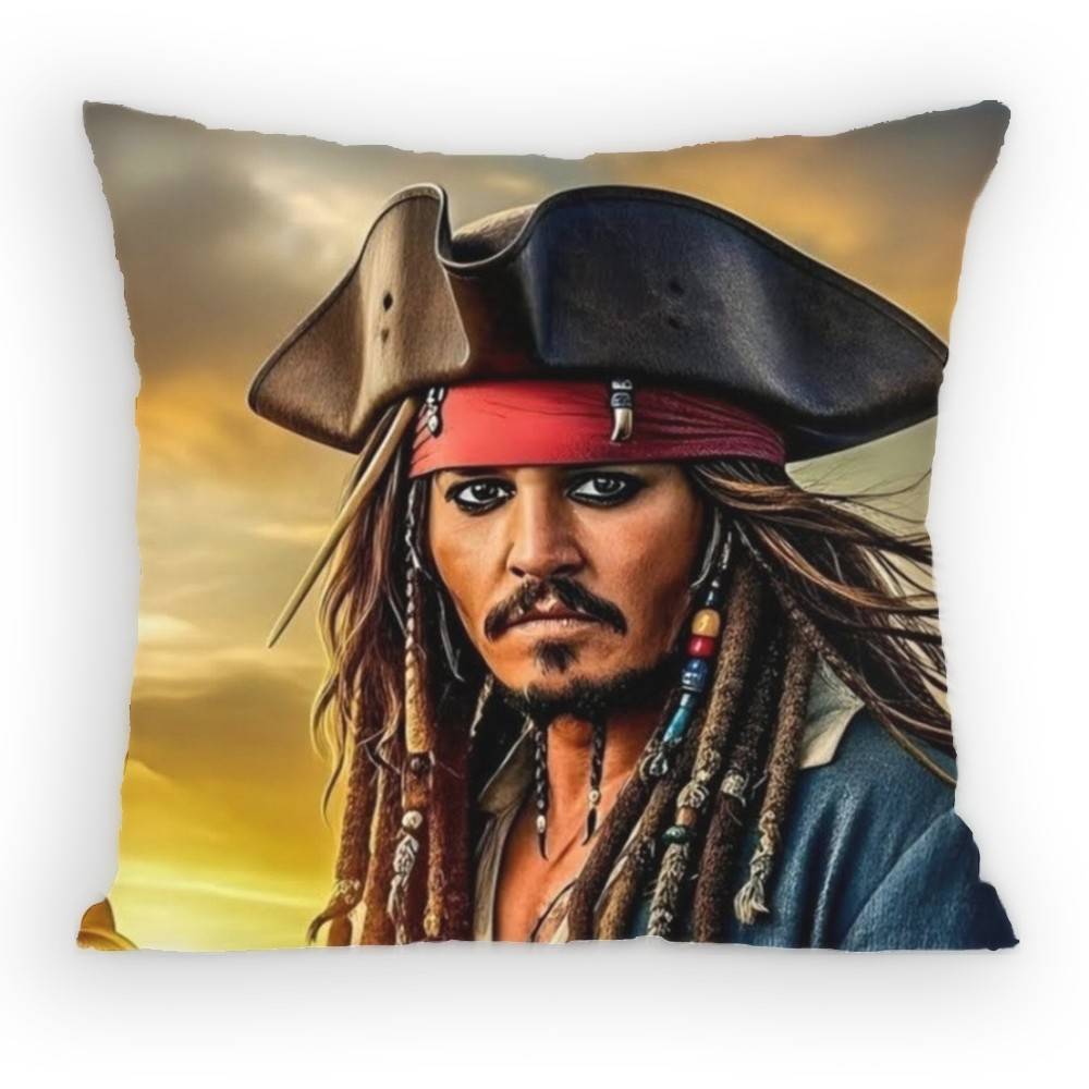 Pirates of the Caribbean Pillow Case Sofa Living Room for Bedroom car Headboard Backrest Cushion Square Cushion Nap Time