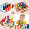 Egg Wooden Ball Cup Infant Early Education Intelligent Grasping Practice Babies