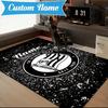 Tappeto Personalizzato con Nome e Stemma Sturm Graz, Tappeto da Gioco, Tappetino per Camera da Letto Soggiorno Ingresso, Idea Arredamento Casa Regalo per Natale Compleanno