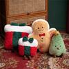 Colorful Christmas Day Decoration Pillow Plush Toy Doll Gingerbread Christmas Doll Gift