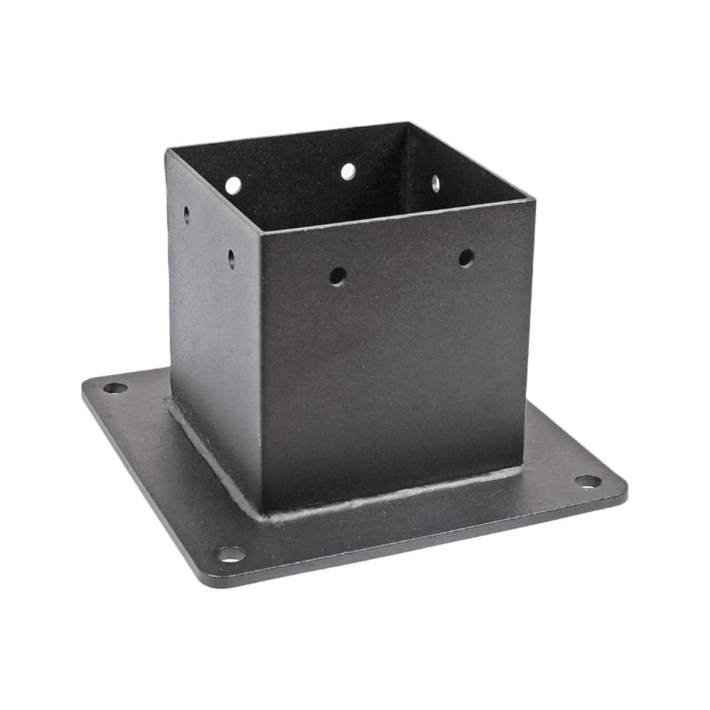 Rust Proof Metal Brackets Heavy Duty Durability Deck Railing Installation Black Pergolas Support Pergolas Support