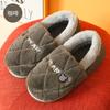 Cotton slippers winter bag and indoor household warm and non-slip household plush cotton shoes winter