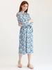 Montis Sun Pocket Long Shirt Dress Blue