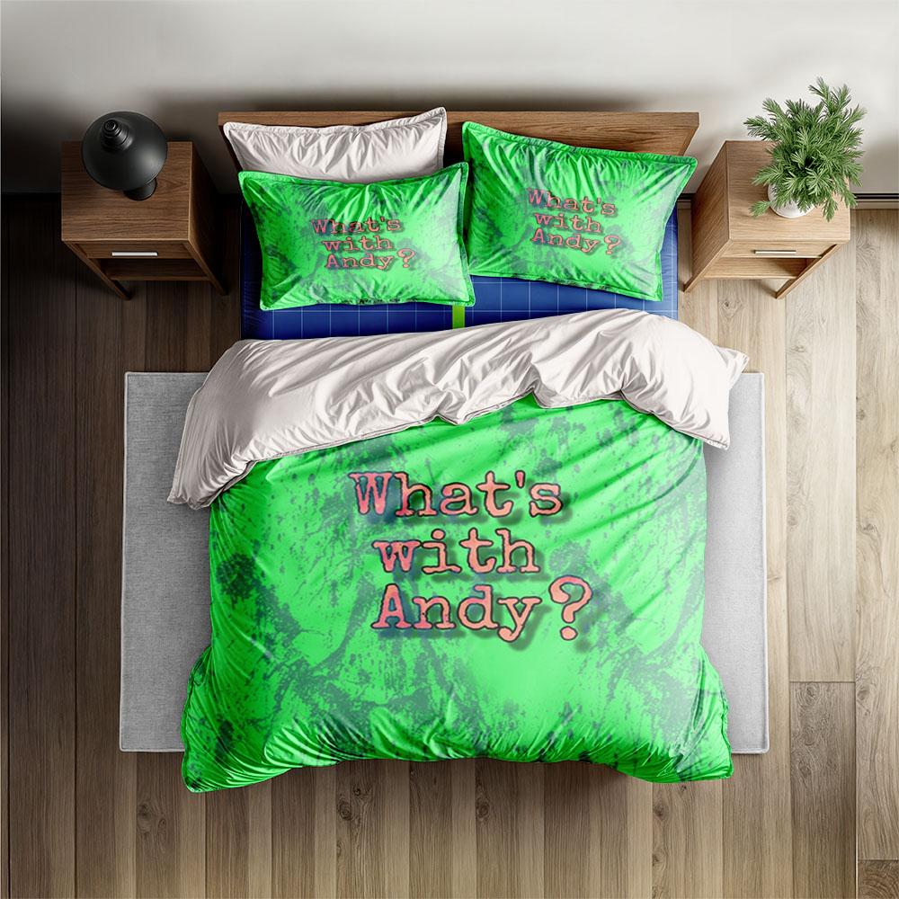 Sacré Andy Duvet Cover Set without sheet King Queen Double Full Twin Single Size Bed Linen Set