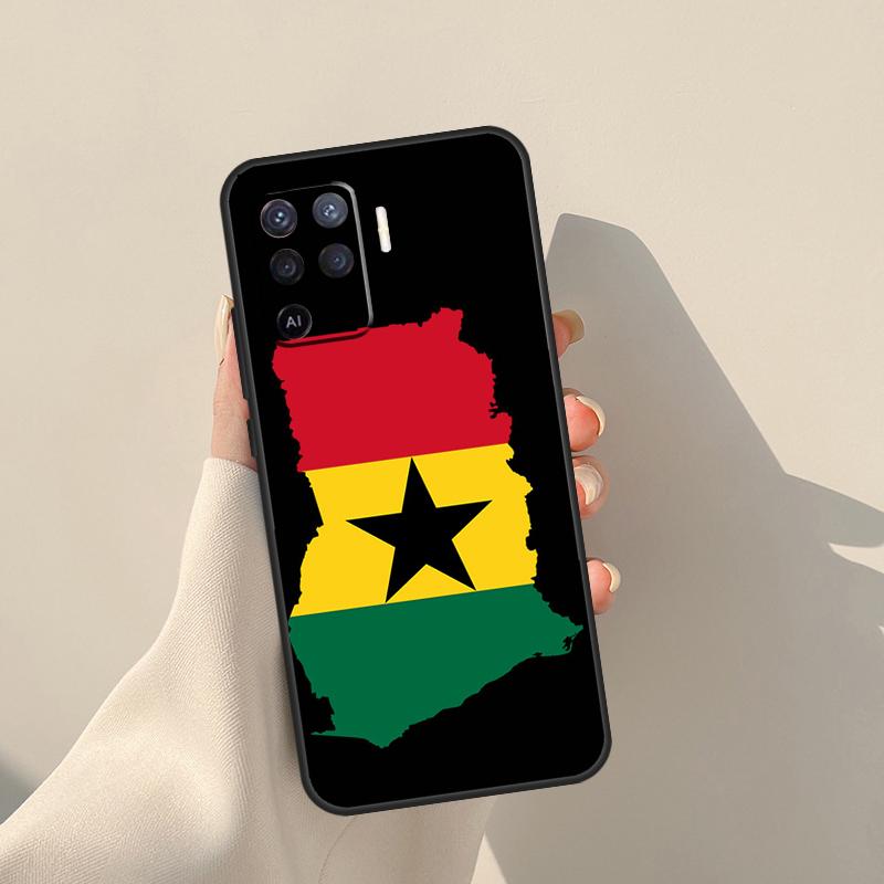 

Ghana Flag Case For Oppo A58 A18 A38 A78 A98 A60 A80 A40 A96 A76 A16 A94 A74 A54 A15 A17 A57 A77 A5 Pro OPPO A74 5G