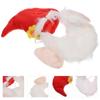 Knitting Christmas Pet Hat for Decoration 2Pcs Red Pet Headwear
