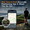 SACOSDING Smart Watch Men Outdoor Sports GPS Positioning Flashlight Altitude Air Pressure BT Calling Health Monitoring Smartwatch