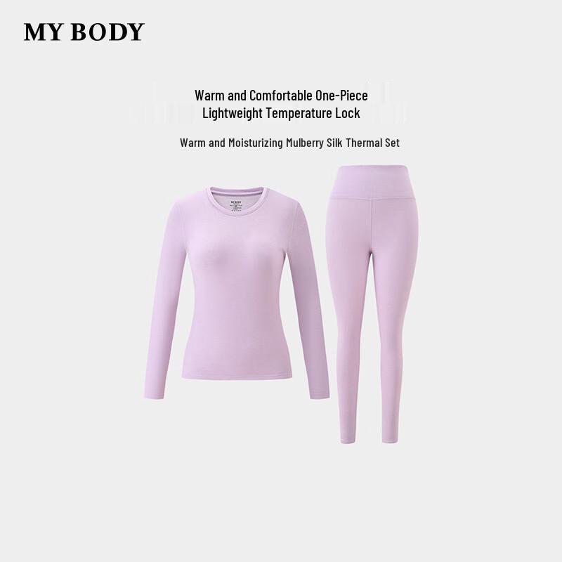 

Женский термокомплект Mybody из смесового шелка тутового дерева M