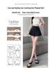 2025 New Korean Style Women's High-Waist Pleated A-line Mini Skirt - Slimming Petite Summer Midi