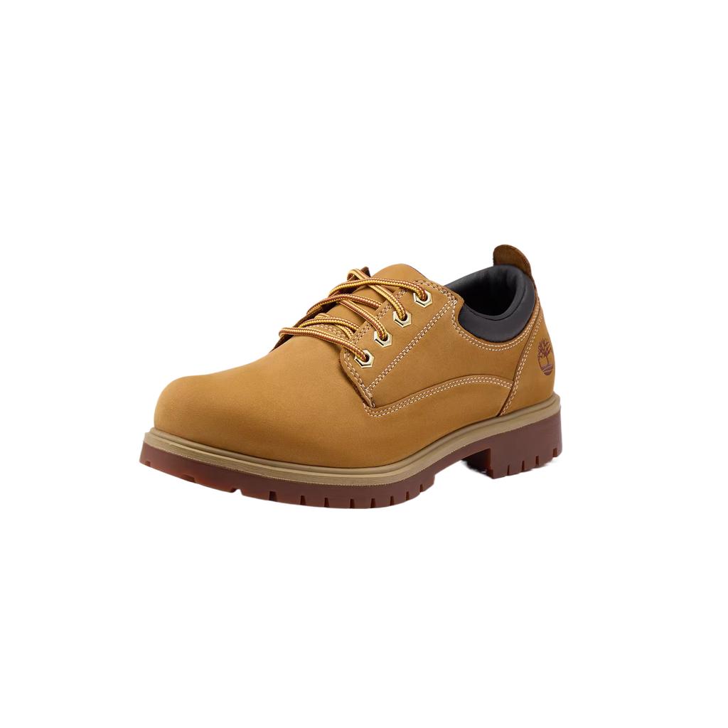 Timberland Botas Cortas de Cuero Impermeables Amortiguadoras con Cordones Lisas para Exterior para Hombre A2R1N754