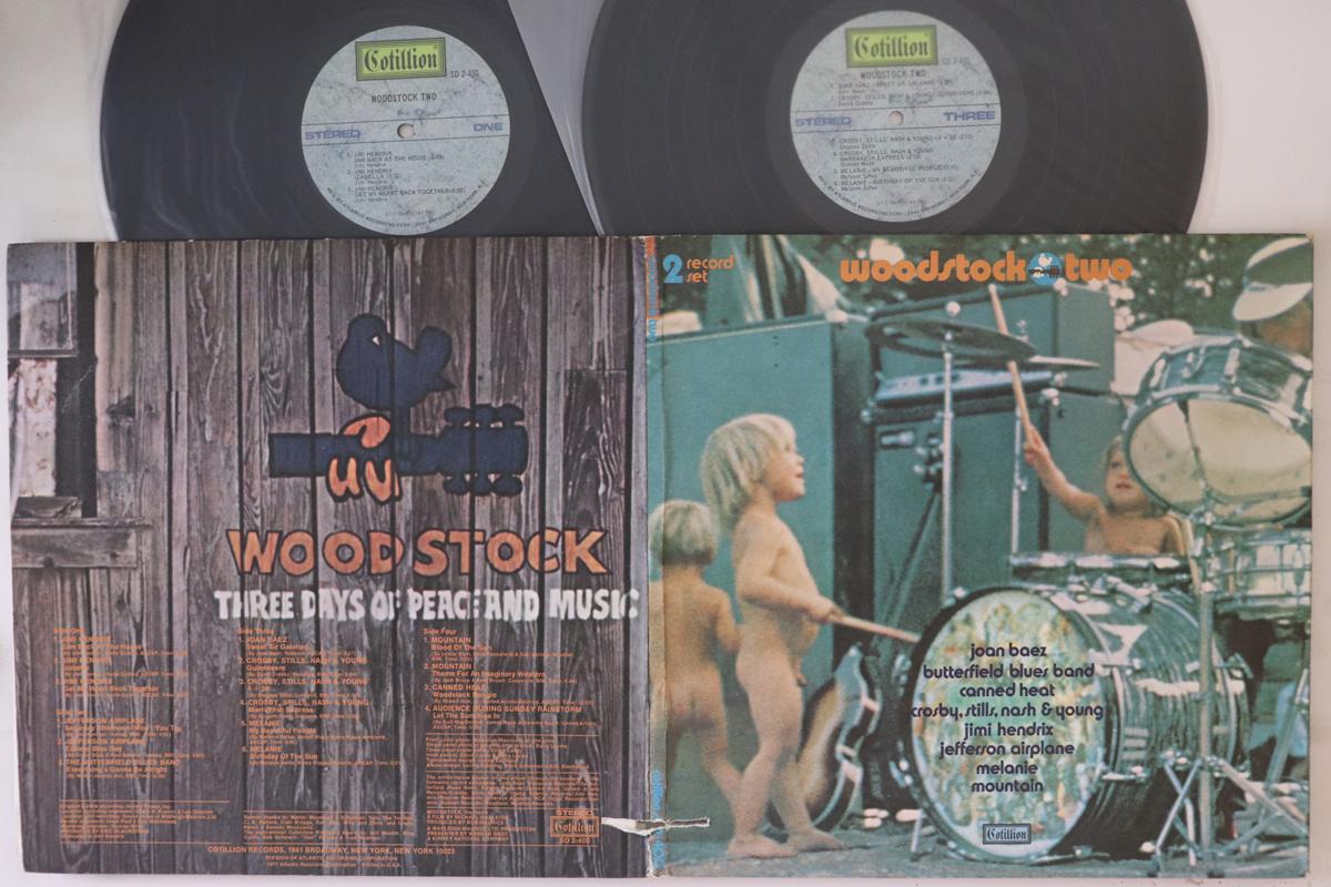 

LP Record VARIOUS - Woodstock Two SD2400 COTILLION 1971 US Rock Used