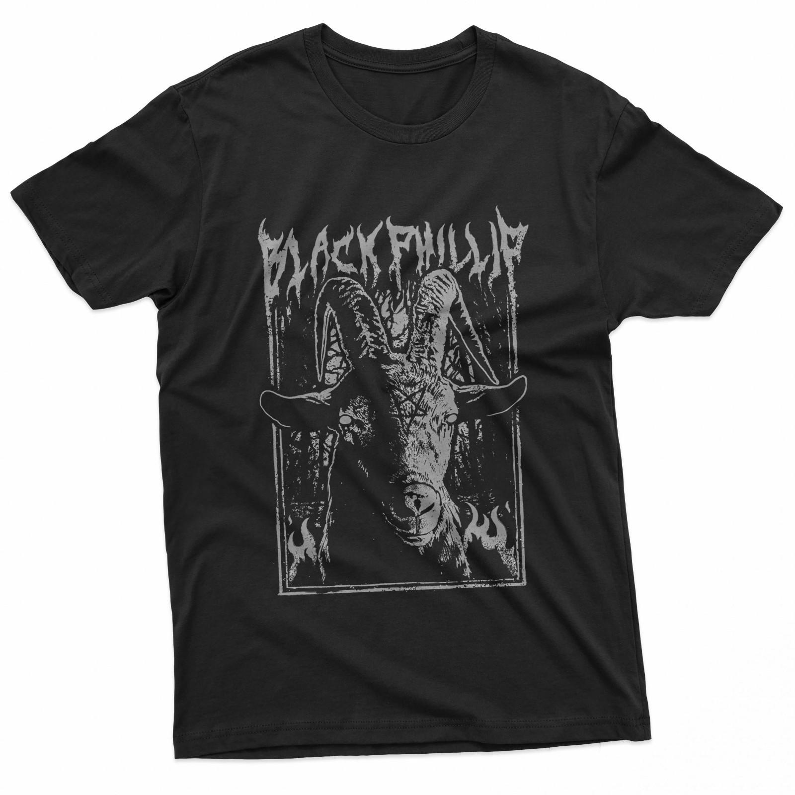 Goat Head Occult Symbol Black Metal Gothic T-Shirt M