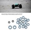 20PCS RC Ball Bearing Steel RC Ball Bearing Kit Wheel Hub Double Rubber Sealed Bearing for AXIAL 1/24 SCX24
