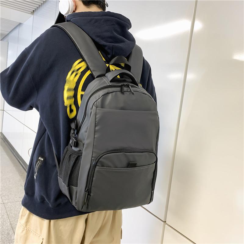 Business Leisure Bag Men'S Large-Capacity Outdoor Business Travel Bag Versatile Leisure Schoolbag Double Shoulder Computer Bag